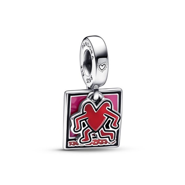 Keith Haring x Pandora Талисман висулка Walking Heart